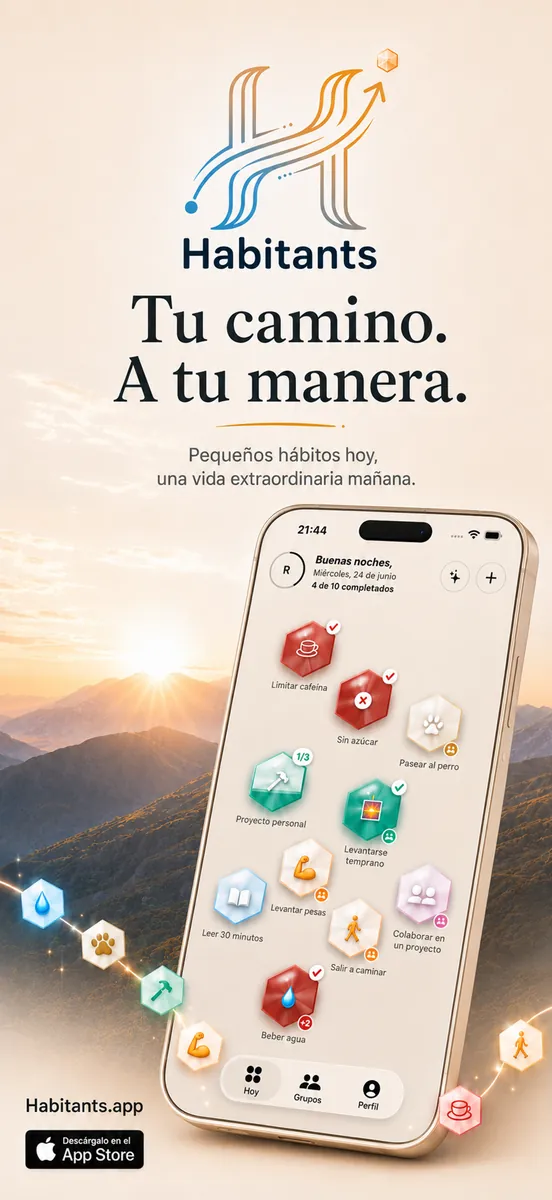 Tu camino, a tu manera: el lienzo de joyas de cristal de Habitants